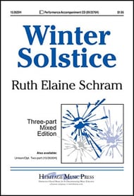 Winter Solstice Three-Part Mixed choral sheet music cover Thumbnail